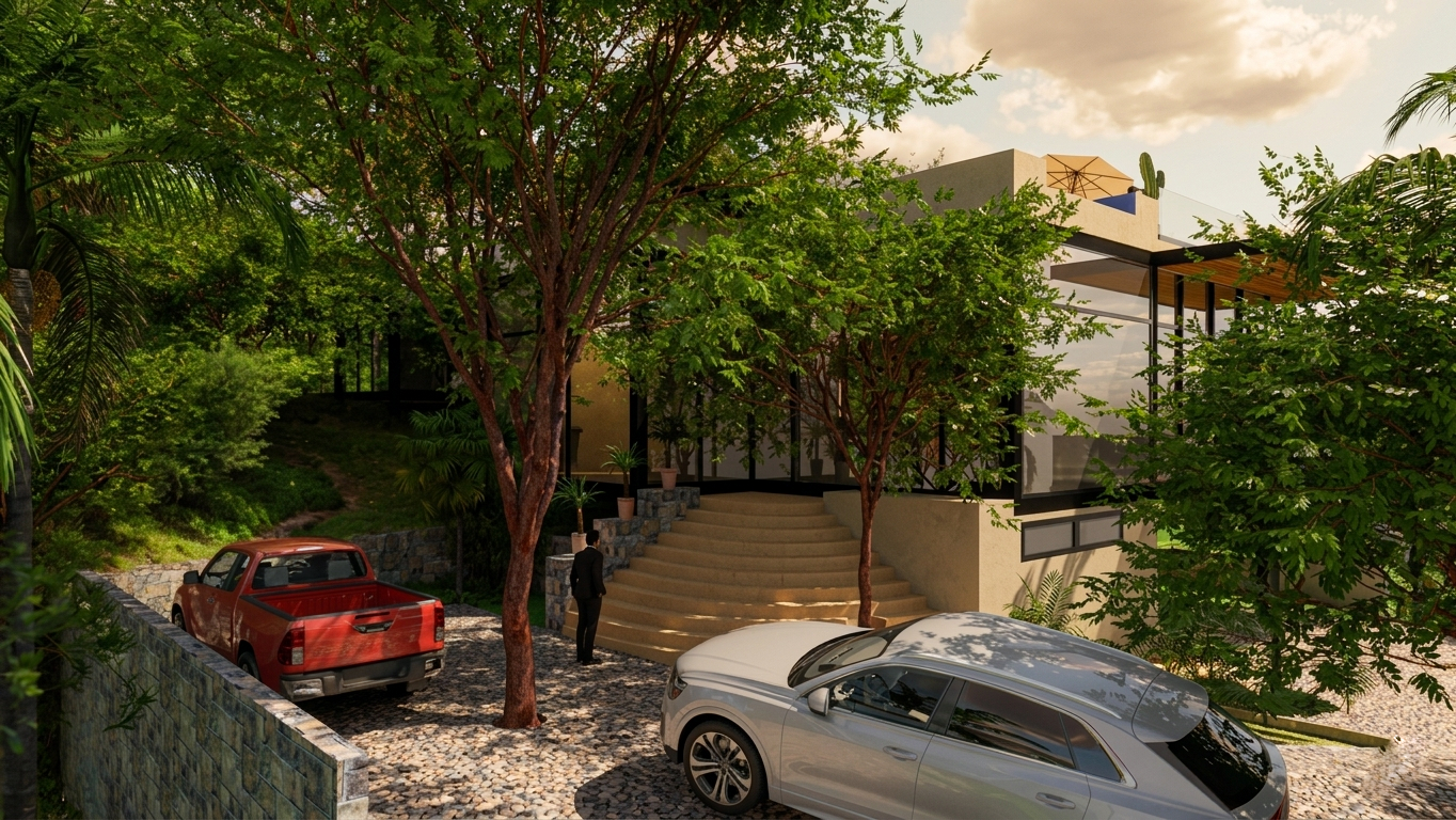 Casa Modelo 2 — Arquitectura bioclimática, Vista Silvestre